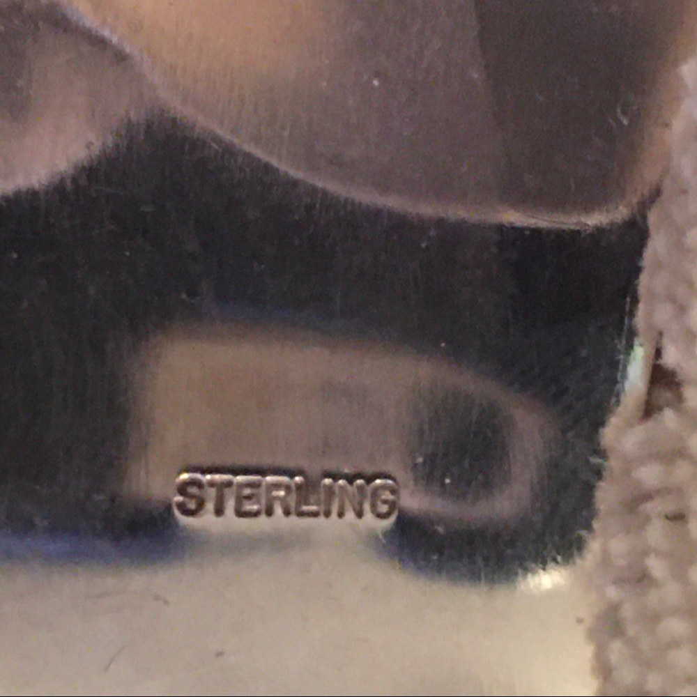 Sterling Silver Solid Wide Cuff Bracelet - image 7